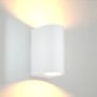 APPLIQUE DRAPION 15X9,5X7CM BIANCO GU10 2X5W