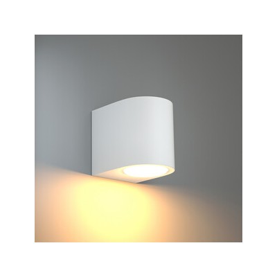 APPLIQUE DRAPION  9X8X7CM BIANCO GU10 1X5W MAX