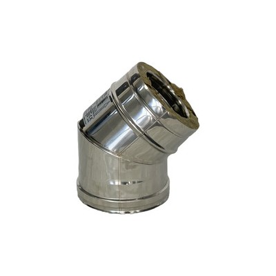 C CURVA INOX 45 D 10 CM