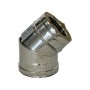 C CURVA INOX 45 D 10 CM
