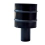 C FUMAIOLO A BOTTE INOX VERNICIATO D  8 CM