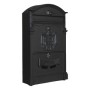 C CASSETTA POSTALE REGIA NERO 9005 25,5X9X41CM