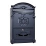 C CASSETTA POSTALE REGIA ANTRACITE 7016 25.5X9X41CM