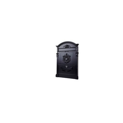 C CASSETTA POSTALE REGIA MAXI NERO 9005 30X9.5X46CM