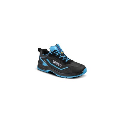SPARCO SCARPE ASTER S3 NERO AZZURRO FLUO N.46
