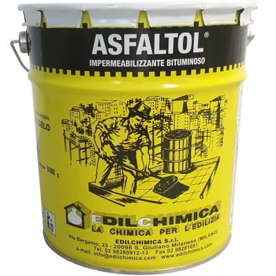 ASFALTO A FREDDO ASFALTOL DA 6,0 KG IMPERMEABILIZ