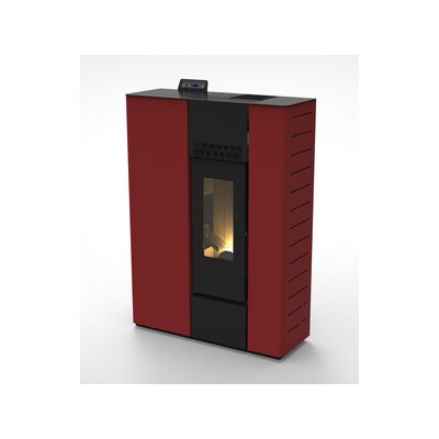 C STUFA PELLET CANALIZZATA STEROPE 12C BORDEAUX