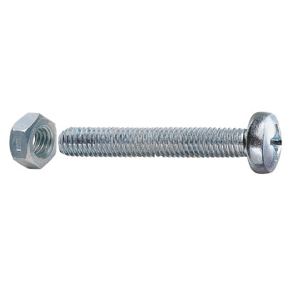 SC VITE P/FERRO TC 6X 25MM ZINC C/DADO 10 PZ
