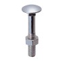 SC BULLONE C/DADO TTDQ 10X 80MM ZINCATO  5 PZ