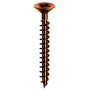 SC VITE TRUCIOLARE TSP 6 X 60MM BRONZATA 10 PZ*