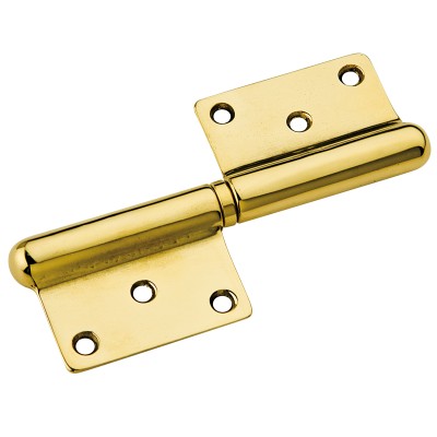 CERNIERA IN GROSSEZZA 50 OTTONE LUC H 100 MM SX*
