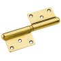 CERNIERA IN GROSSEZZA 50 OTTONE LUC H 100 MM SX*