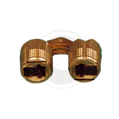 CERNIERA CILINDRICA INVISIBILE OTTONE D 12 MM**