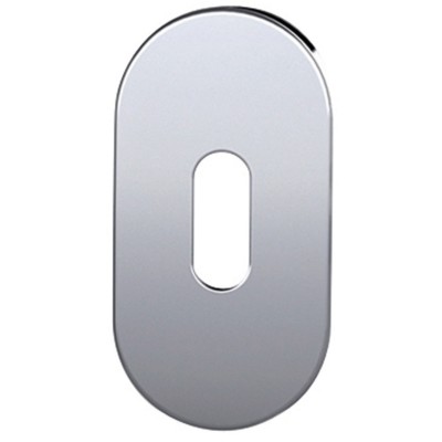 BOCCHETTA OVALE BASSA 28X6X60 INOX SAT F PATENT