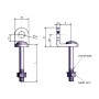 POTENT OCCHIOLO FISSO ACC P/LUCCHETTO 26/74 MM