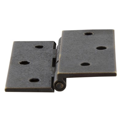 CERNIERA FRESATA 1/2 COLLO OTTONE BRONZ 50X40 MM*