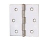 CERNIERA PERNO FISSO 121 ACC ZINC  80 X 80 MM