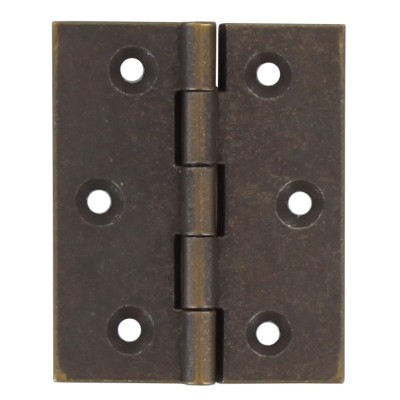CERNIERA FRESATA PIANA OTTONE BRONZ 50X40 MM**
