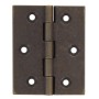 CERNIERA FRESATA PIANA OTTONE BRONZ 50X40 MM**