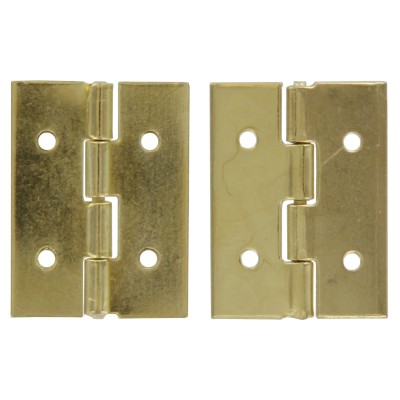 CERNIERA ACCIAIO OTTONAT0 15 X 25 MM**
