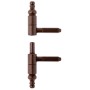 CERNIERA ANUBA ACCIAIO BRONZATO BAROCCO  9 MM**