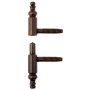 CERNIERA ANUBA ACCIAIO BRONZATO BAROCCO 13 MM**
