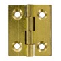 CERNIERA FRESATA PIANA OTTONE SATIN 30X25 MM