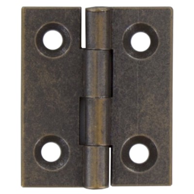 CERNIERA FRESATA PIANA OTTONE BRONZ 30X25 MM