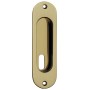 MANIGLIA OVALE P/PORTA SCORR C/FORO OTT CRO SAT