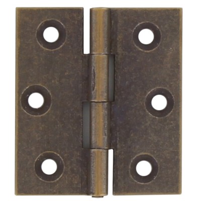 CERNIERA FRESATA PIANA OTTONE BRONZ 40X35 MM**