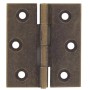 CERNIERA FRESATA PIANA OTTONE BRONZ 40X35 MM**