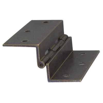 CERNIERA FRESATA C/COLLO OTTONE BRON 60X50 MM*