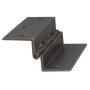 CERNIERA FRESATA C/COLLO OTTONE BRON 60X50 MM*
