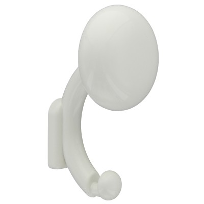 APPENDIABITI BALL 1 POSTO 70X130 MM BIANCO**