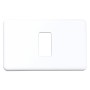 COPRINTERRUTTORE PLASTICA 1P BIANCO**