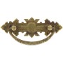 MANIGLIA OTTONE 06305 114X50 MM ANTICATO**