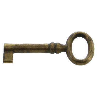 BL CHIAVE P/MOBILI 33718 24X56 MM OTTONE ANTICAT
