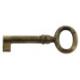 BL CHIAVE P/MOBILI 33718 24X56 MM OTTONE ANTICAT