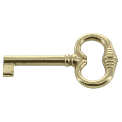BL CHIAVE P/MOBILI 33708 OTTONE LUCIDO 2 PZ