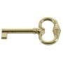 BL CHIAVE P/MOBILI 33708 OTTONE LUCIDO 2 PZ