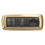 PLACCA LIFE LIVING PLAST ORO 7P