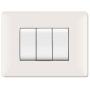 PLACCA LIFE Q LIVING PLAST BIANCO               3P