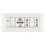 PLACCA LIFE Q LIVING PLAST BIANCO               7P