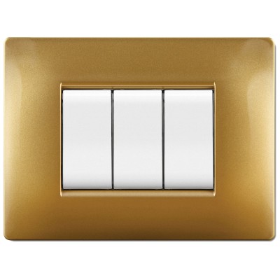 PLACCA LIFE Q LIVING PLAST SABBIA ORO   7P