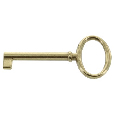 BL CHIAVE P/MOBILI 33706 OTTONE LUCIDO 2 PZ