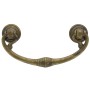 BL MANIGLIA 03027  82X40 MM OTTONE ANTICATO