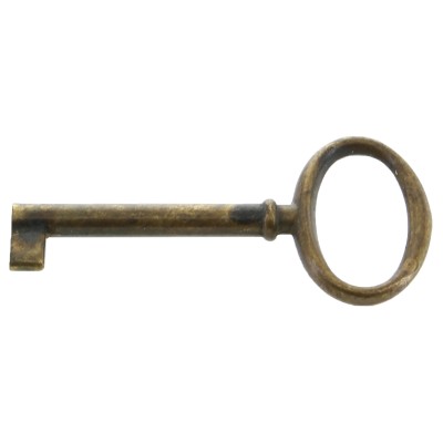 BL CHIAVE P/MOBILI 33706 MM OTTONE ANTICATO