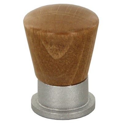POMOLO CONICO LEGNO OTT 745A D 19 MM NOCE CH*