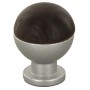 POMOLO SFERICO LEGNO OTT 735B D 18 MM NOCE SCU