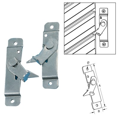 BLOCCA TAPPARELLA ACCIAIO ZINC DX E SX**